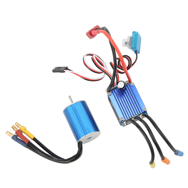 2435 4500KV Borstlös Motor 25A ESC 2.2kg Metall Servo Set för Traxxas för HSP för Wltoys 1/16 1/18 RC Bilar