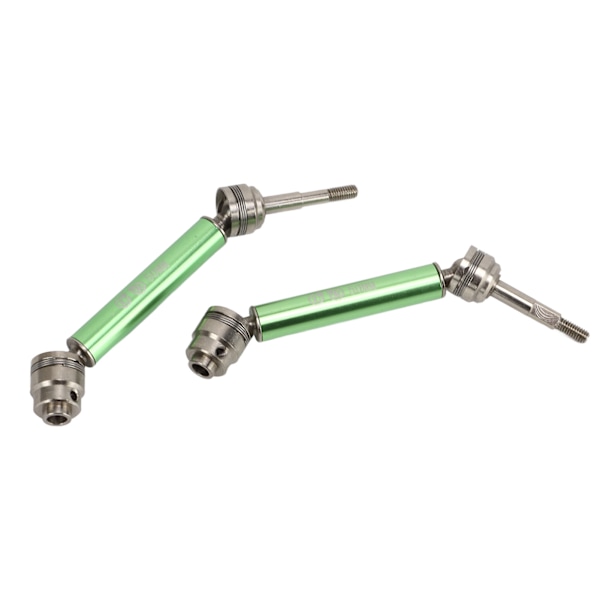 1 Par RC Drivaxlar Stål Aluminium Legering 12cm Längd CVD Bakre Drivaxlar för TRAXXAS SLASH 1/10 Grön