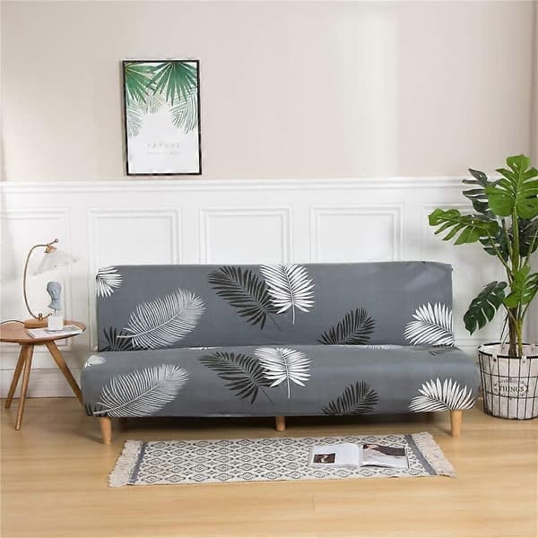 Stretch Sofföverdrag 3-sits, Sofföverdrag för Bäddsoffa utan Armstöd 190-220cm 1 st