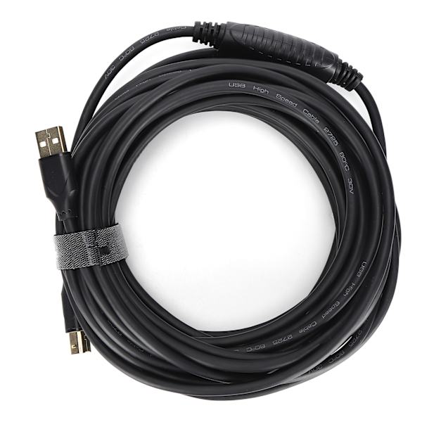 Mindpure skrivarkabel US009 All Copper Core USB2.0 10 meter svart datorutskriftsdatalinje för skrivarkopiator