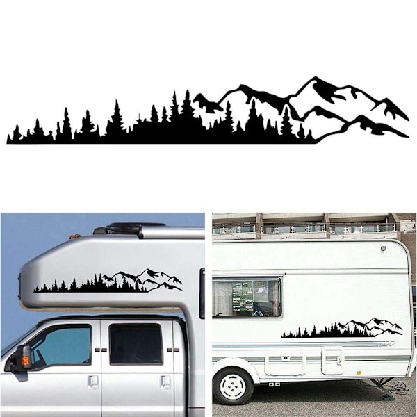 Universal Vinyl Bilsticker til Karosseri, Vindue, Bumper, Grafik Dekaler til Autocamper, Bil, Lastbil