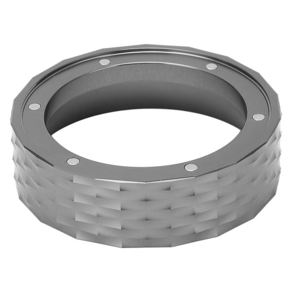 58 mm kaffedoserings tratt i aluminiumlegering förhindrar spill Hälsosam Lätt rengöring Doseringsring för hemmakontor Grå