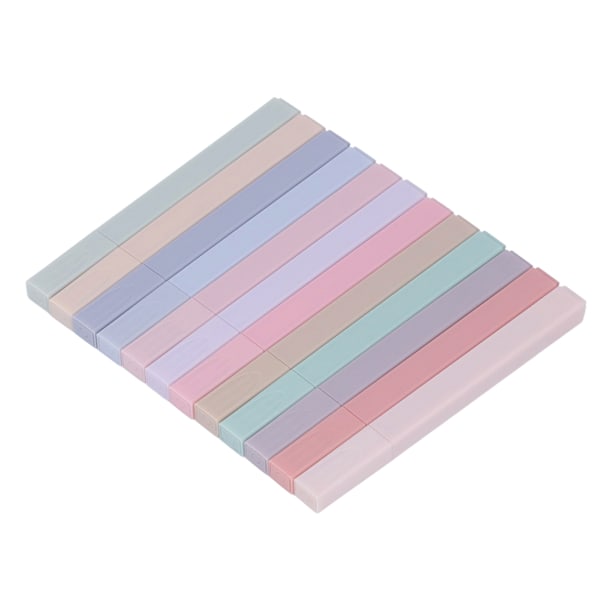 12 st Highlighter Student Hand Konto Ögonskydd Highlighter Färg Målning Skiss Konst Mejselspets Highlighter