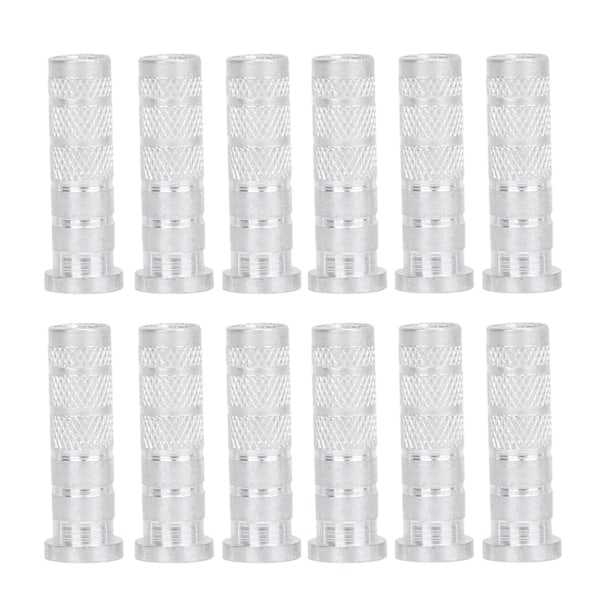 12 stk. Erstatningsbueskydningsbase aluminiumindsatser til kulpile 6,2 mm