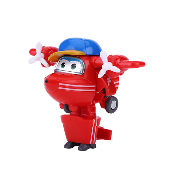 Miniplane Legetøj Animation Action Figur Transformerende Robot Flyvemaskine Børnelegetøj (#1)