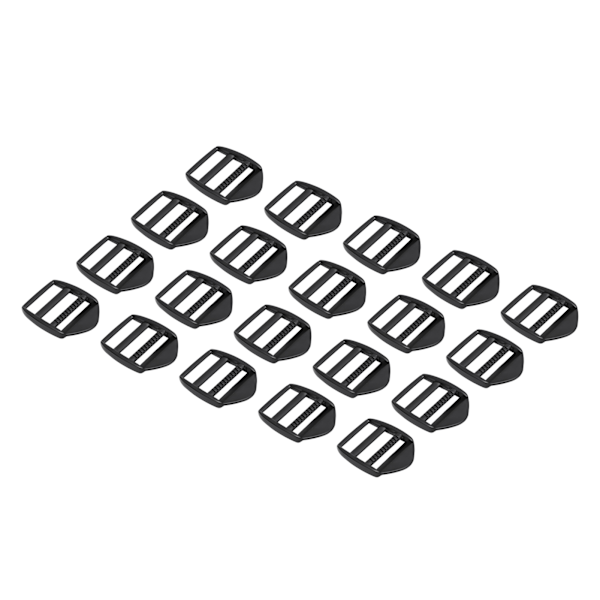 20 st Justerbara Spännen DIY Produktion Portabelt Metallbältesspänne för Paket Handväska Bälte