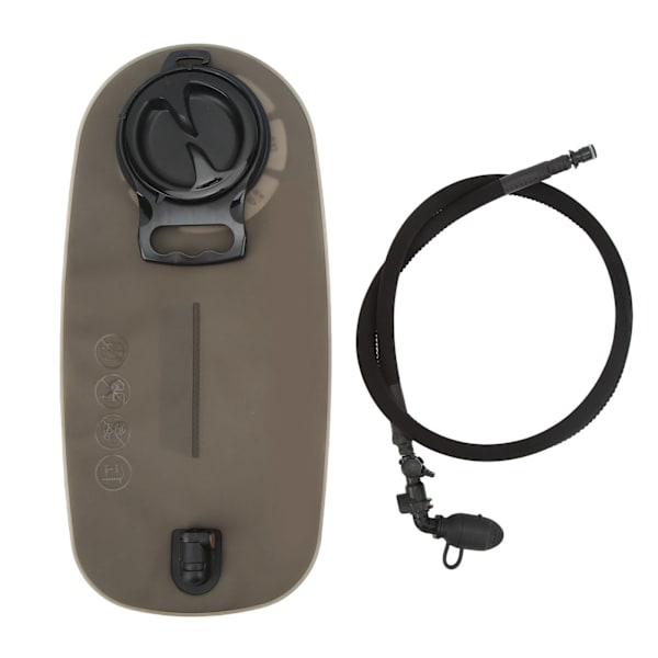 TPU Vattenpåse med PVC Drickslang Stor Kapacitet Utomhus Dricksväska Bergsklättring Löpning Reservoar Väska 2.5L