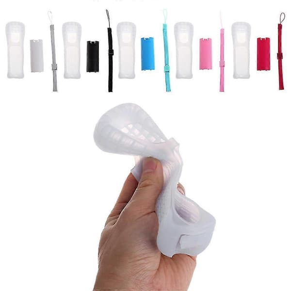 Silicone Rubber Protective Soft Gel Skin Case for Wii