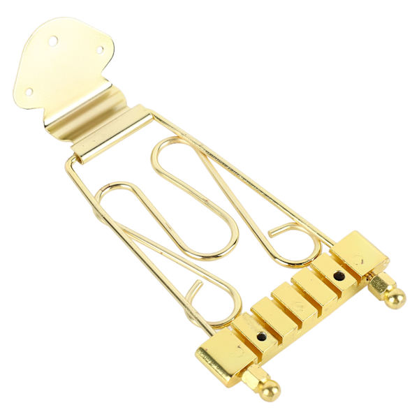 Bass Bridge Tailpiece Sink Alloy 6 Strings Electric Bass Bridge Tailpiece Erstatning Gold