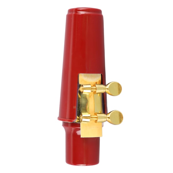 Altsaksofon munnstykkesett Sax-deksel Ligature Reed Instrument tilbehør for erstatning Rød