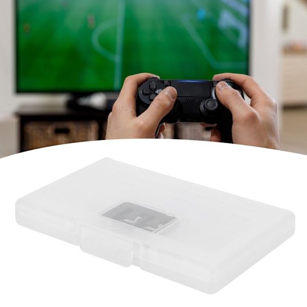 12-i-1 Spillkortetui Antistøv Beskyttende Oppbevaringsboks Hardt Skall Passer for Nintendo Switch (Hvit)