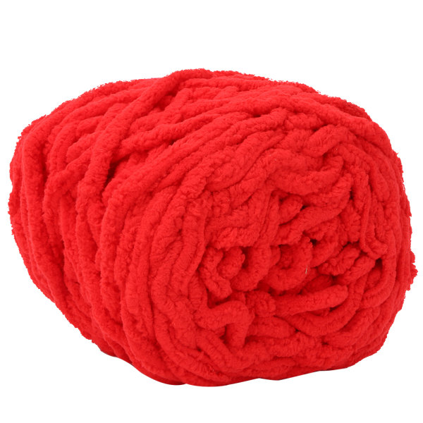 Tykke isstrimler garn strikket tæppe tøflerlinje (lyserød)