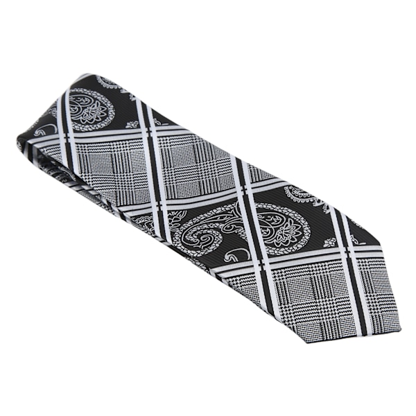 Klassisk slips til mænd Paisley mønster Slidstyrke Polyester Silke Herreslips til gave Fødselsdagsfest