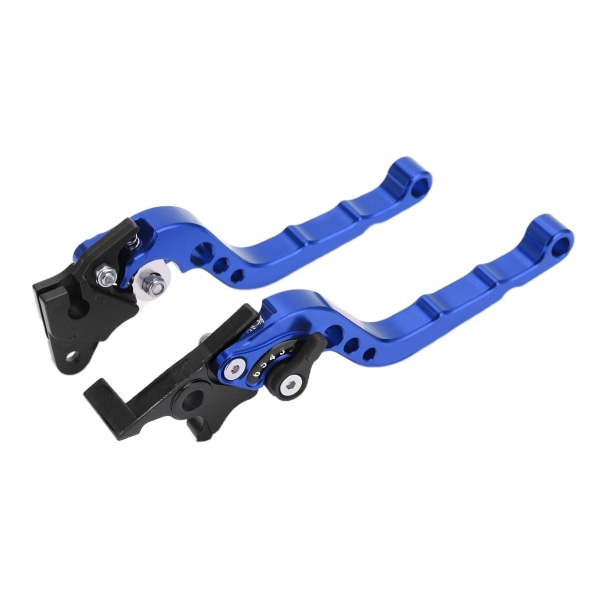 2 stk Motorsykkel Brems- og Clutchspaker Styrebremseanordning Justerbar Aluminium Legering Blå