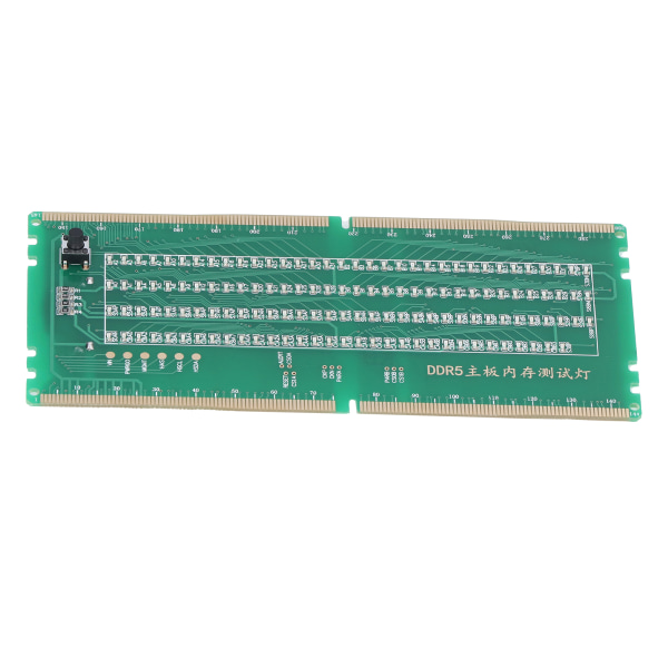 DDR5 Desktop Mainboard Test Card Memory Slot Tester Board med LED-lys til vedligeholdelse