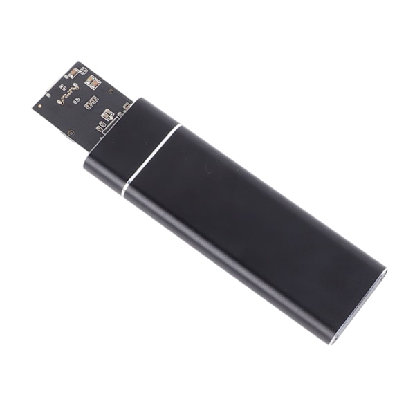 M.2 NGFF3.1 SSD-kabinett NGFF3.1 Harddisk-kabinett i aluminiumlegering for 2230 2242 2260 2280 SSD for Windows for Android Svart