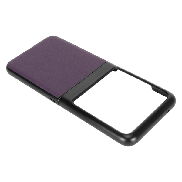 Käännettävä puhelinkotelo nahkaa, täysi suoja, pudotuksen- ja naarmuuntumisenkestävä, kokoontaitettava puhelinkuori Motorola Razr 40 Ultra Purple -puhelimelle