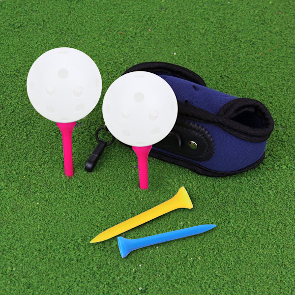 Mini Bärbar Golfbollsväska Hållare Verktyg Liten midjepåse Pack Tillbehör