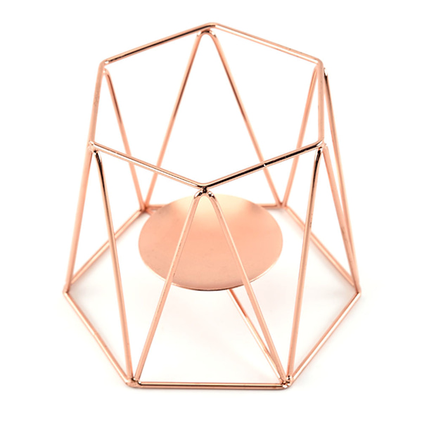 Ljusstake i nordisk stil av smidesjärn, geometrisk, metallhantverk, heminredning, konsoler