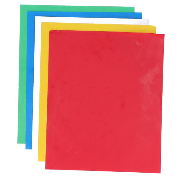 Overførselspapirsæt - 5 farver, vandopløseligt, ideelt til gør-det-selv-håndværk og broderiprojekter