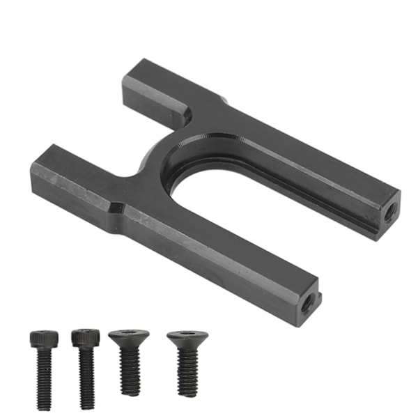 RC Senterdifffeste i Aluminiumlegering, Lett, RC Senterdifferensialfeste for ARRMA 1/7 1/8 RC Biler, Svart