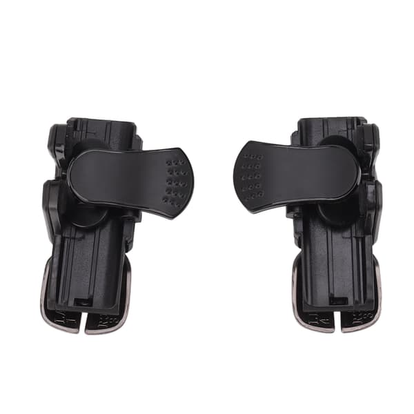 Mobil Gaming Trigger 6 Finger Linkage Spilcontroller til Telefoner Sensitive Mobile Triggere Spil Trigger Alloy Sort