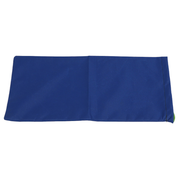 10 stk. bøyelige flomsandsekker, tomme, tykkede 600D polyester, bøyelige snor-flomkontrollposer for dør, garasje, kjeller, mørkeblå