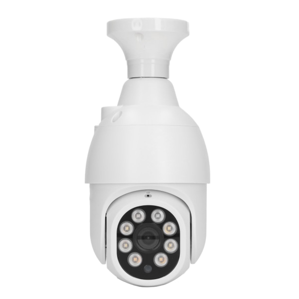Udendørs sikkerhedskamera Trådløs WIFI fjernbetjening HD Night Vision Monitoring Kamera Punch Free Pærekamera med E27 Interface Base 110‑240V
