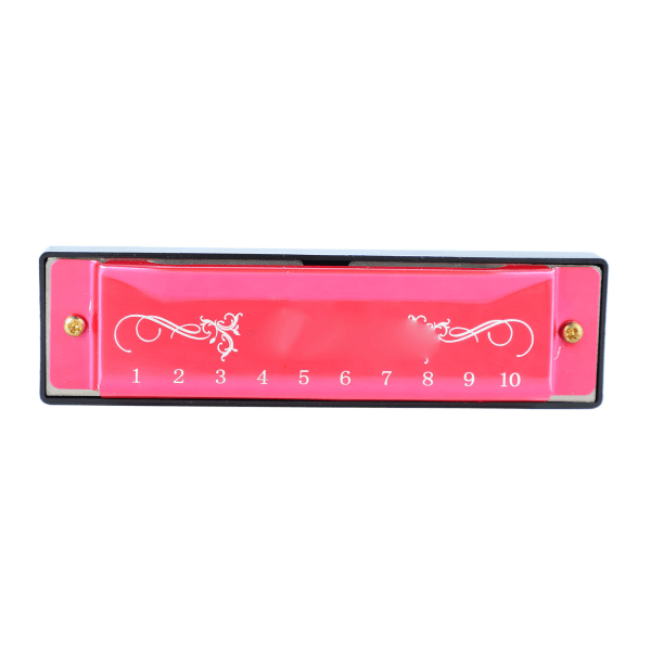 Harmonica 10 Hole 20 Tune C Key Professional Standard suuurut case Kid Beginner Rose Red