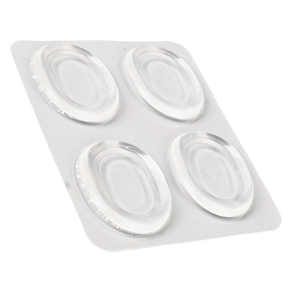 4 stk Drum Mute Pad Silikon Transparent Myk selvklebende Drum Dempere Lyddemper Pads