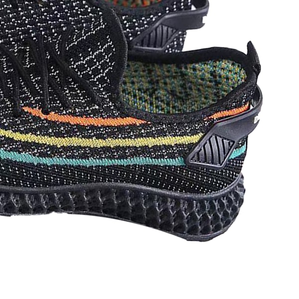 Sneaker Storlek 39 Andningsbart Nät Mjuk Bekväm Lätt Matchande Vandringsskor för Kvinnor Dagligt Bruk H06 Svart