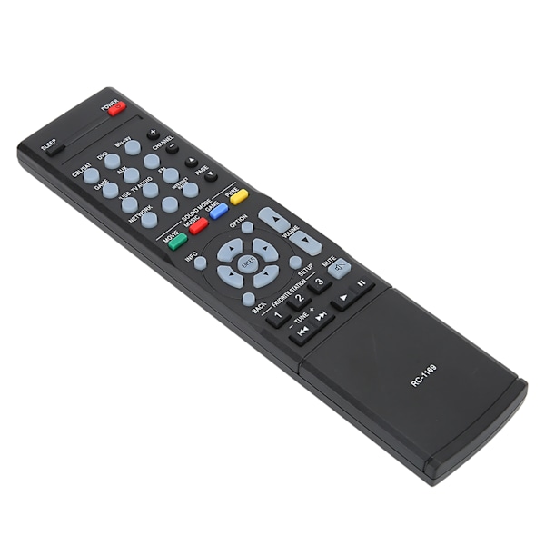 ABS Holdbar Sort Effektforstærker Controller Fjernbetjening Erstatningstilbehør til DENON RC-1169