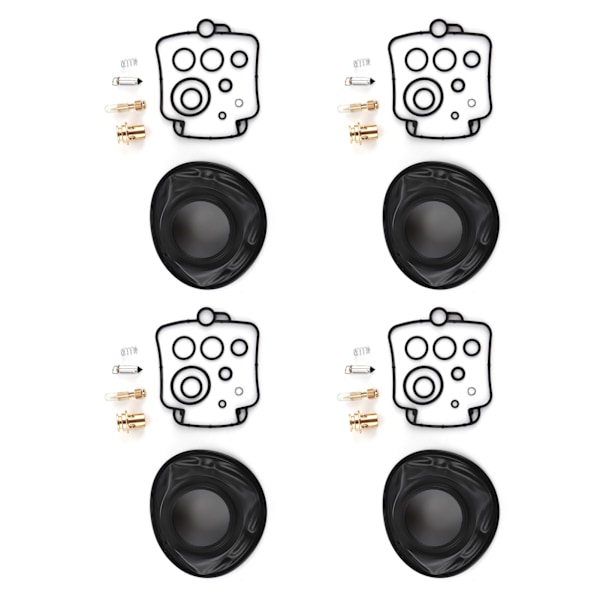 4 sett motorsykkel forgasser reparasjonssett vedlikeholdsdeler passer for Suzuki GSXR 750/750W