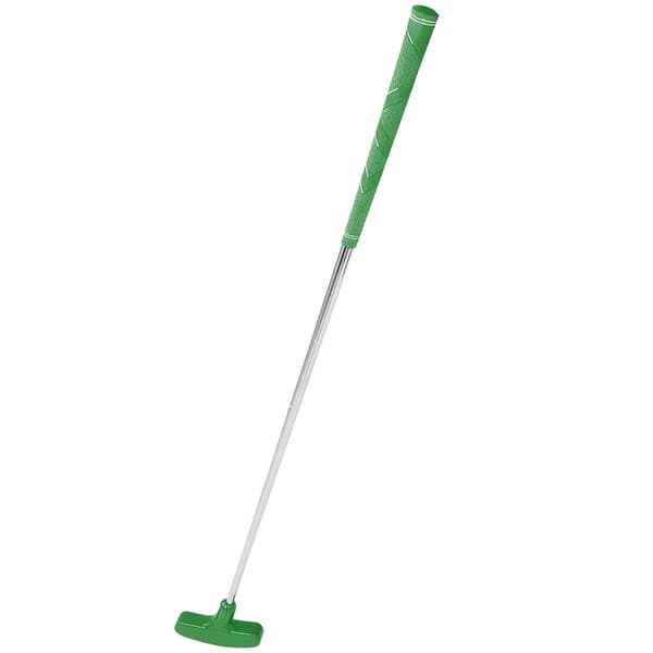24 tommer Mini Golf Puttere til Børn med Gummihoved og Stålskaft (Grøn)