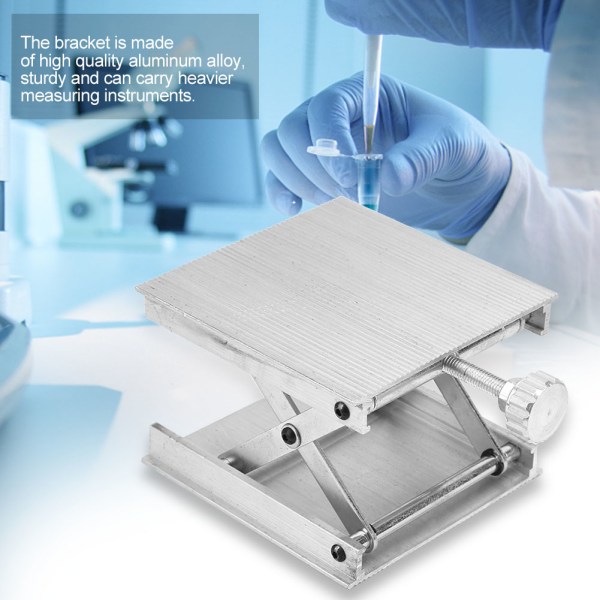 90*90 mm Lab Lift Platform Universal Laser Level 90 mm Justerbar Lift Stand