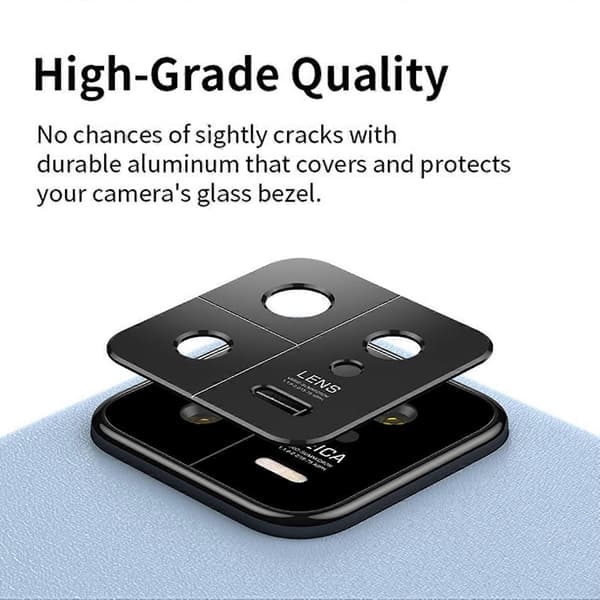 KALEBOL KLB-LPC005 Hole Protector for Xiaomi 13, Aluminum Alloy Lens Protector, Camera Frame Protector for Phone