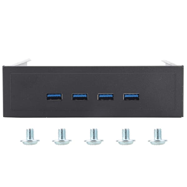 Højhastigheds 20Pin 4-Port USB 3.0 Hub Optisk Disk Drev Frontpanel