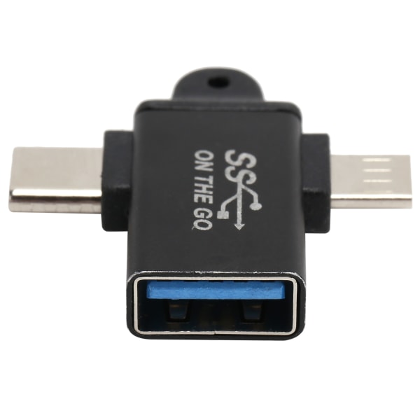 2 in 1 OTG Converter USB 3.0 - Micro USB ja Type C -sovitin tukee nopeaa datasynkronointia