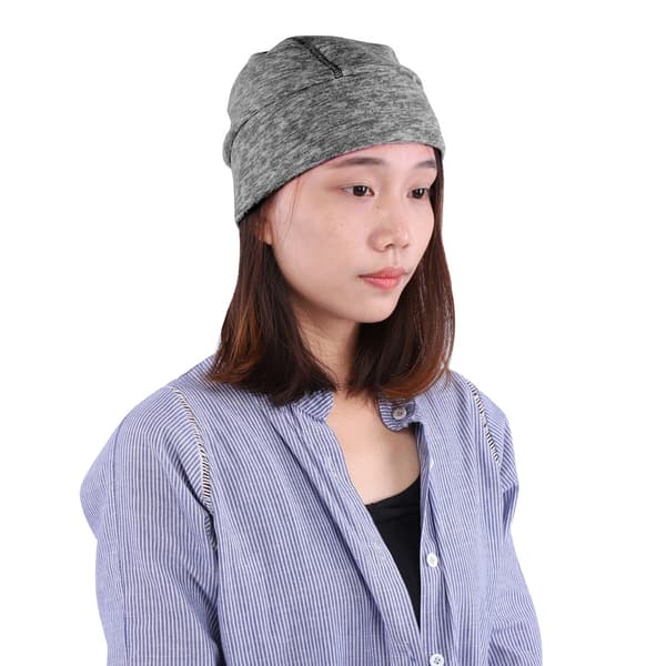 Vinter Utomhus Cykling Vindtät Mössa Varm Huvudbonad Hjälmfoder Skull Beanie Hampgrå
