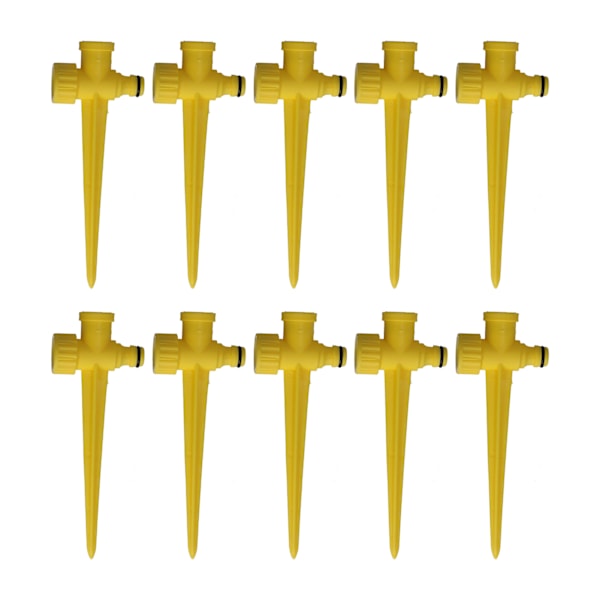 Lawn Sprinkler Spike 10PCS 1/2inch Female Thread Interface Plastic Garden Irrigation System Connector