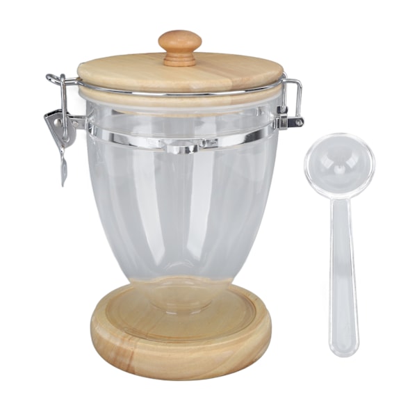 Kaffebeholder Løs Te Kaffe Sukker Nøtter Beholder Klar Mat Oppbevaringskrukke Med Lufttett Lokk L 1300mL