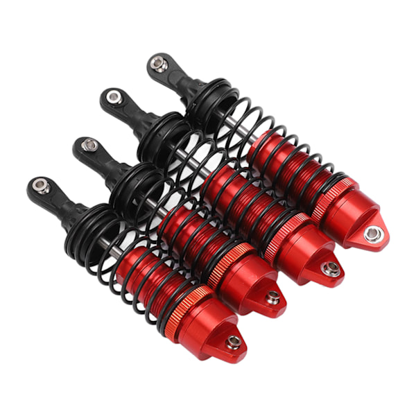 4 kpl RC-iskunvaimentimia Malli Iskunvaimentimet LOSi Lasernut U4 Tenacity 1/10 Off Road -ajoneuvolle Punainen