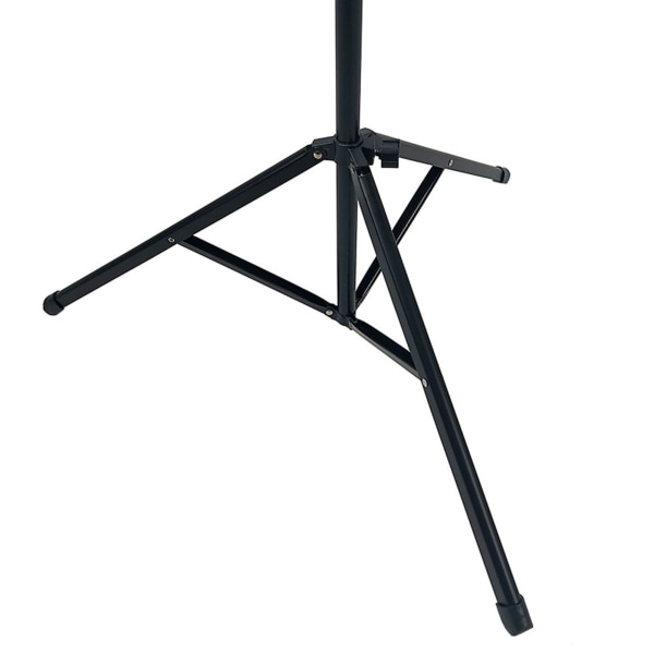 Notestativ Bærbar Justerbar Sammenleggbar Jerngummi PP for gitarspillere Instrumenttilbehør Sort