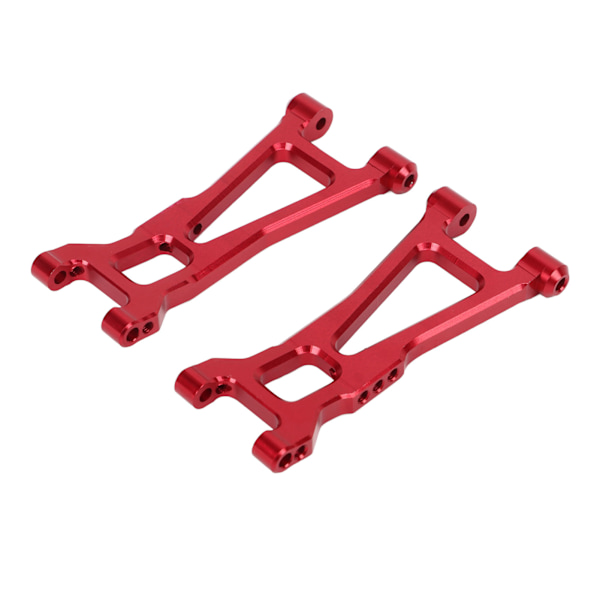 2 stk RC Bakre Nedre Armer Aluminiumslegering Bakre Nedre Opphengssvingarm for 1/16 Fjernstyrt Bil Rød