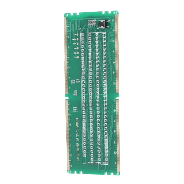DDR5 Desktop Mainboard Test Card Memory Slot Tester Board med LED-lys til vedligeholdelse