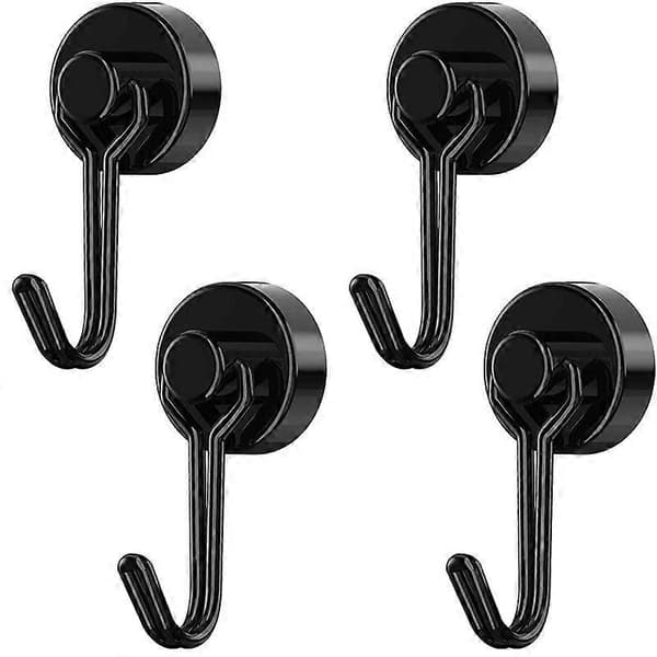 Magnetic Hooks, Heavy Duty Magnetic Hooks 13.6 kg with Rust Protection