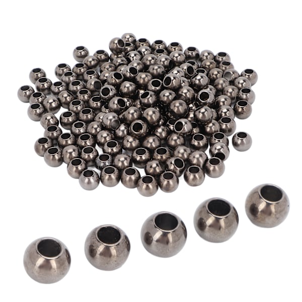 200 st Resin Pärlor Bred Användning Glansig Yta Robust Hållbar Livfull Färg Hantverkspärlor för Smycken Kläder Väska 12mm Pistol Färg
