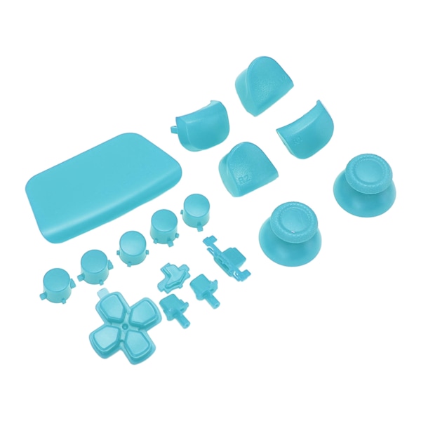 16 stk. Spilkonsollerstatningsknapper til PS5 Gamepad Udskiftning af Thumbstick Trigger-knapper til PS5 Controller Lyseblå