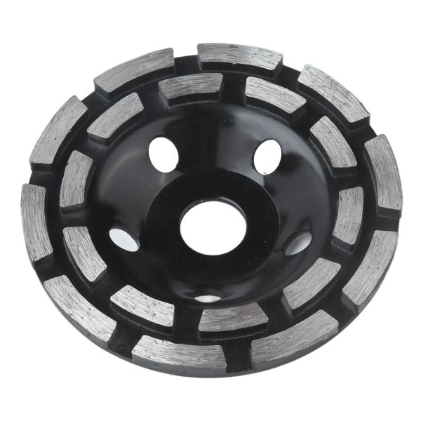 Diamant slibeskive slibeskive lav vibrationssæt sæt sort til stenbeton Diameter 125 mm