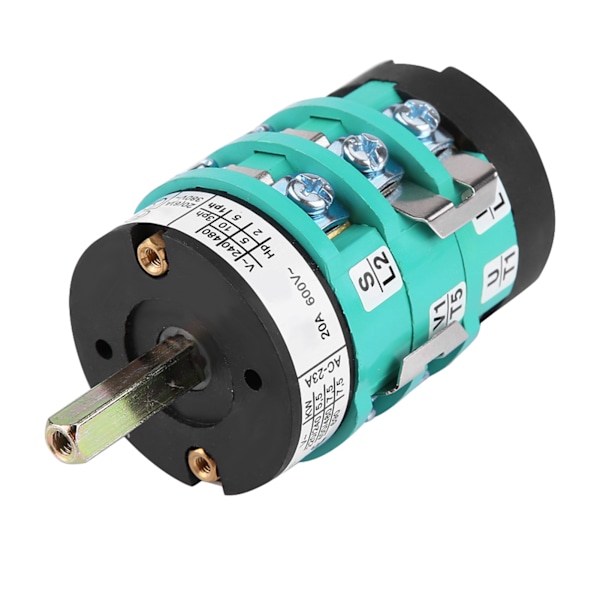 220V/380V Däckbytar Maskin Motor Framåt Bakåt Växel Vändbord Pedalbrytare 20A (B)